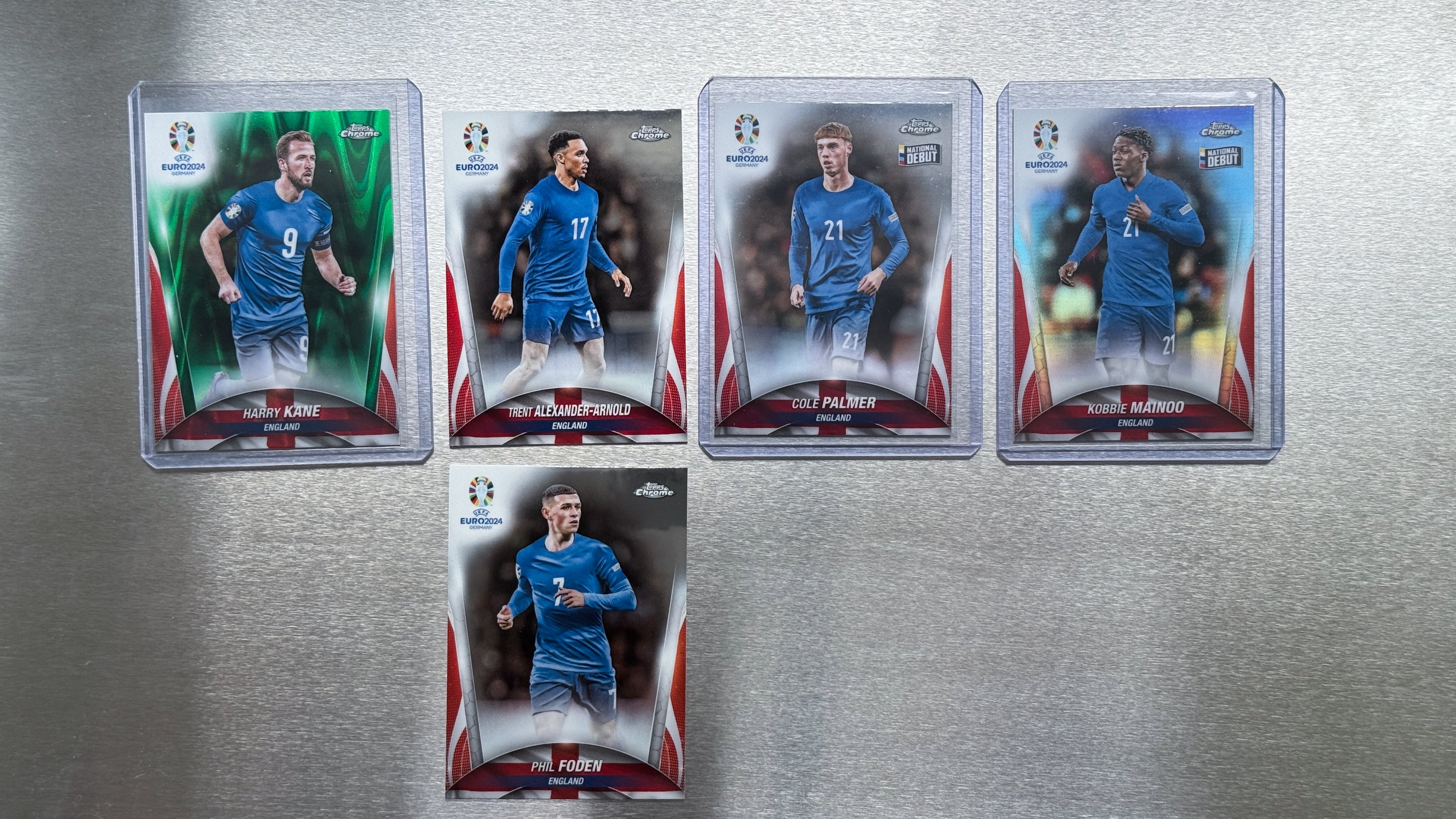 2024 Topps Chrome UEFA Euro - England Team Card